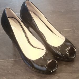Gently used Cole Haan peep toe pumps